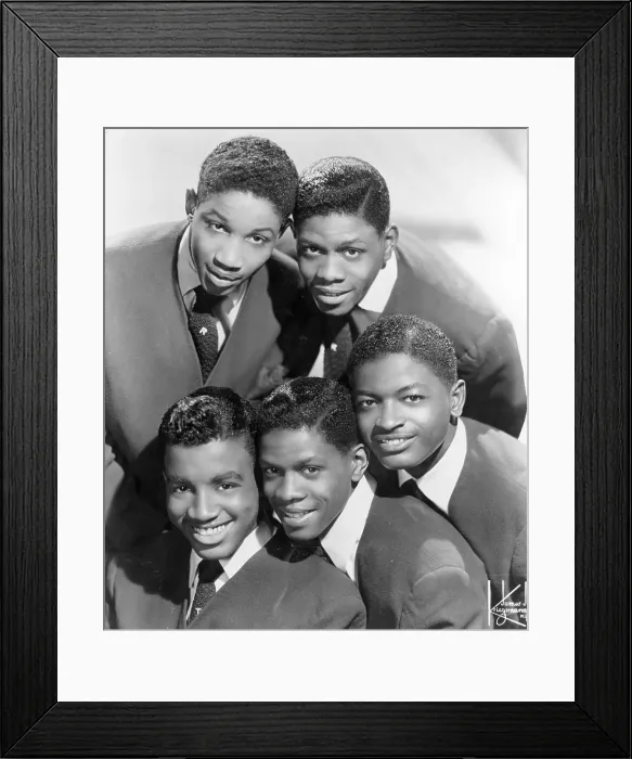 Framed Print : Vocal group The Willows Portrait