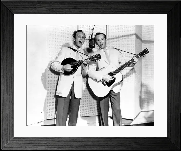 Framed Print : Louvin Brothers Recording Session Framed Print : Louvin Brothers Recording Session