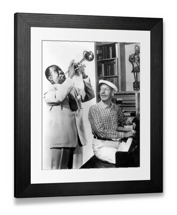 Framed Print : Cole Porter And Louis Armstrong Framed Print : Cole Porter And Louis Armstrong