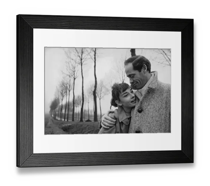 Framed Print : Hepburn And Ferrer Framed Print : Hepburn And Ferrer