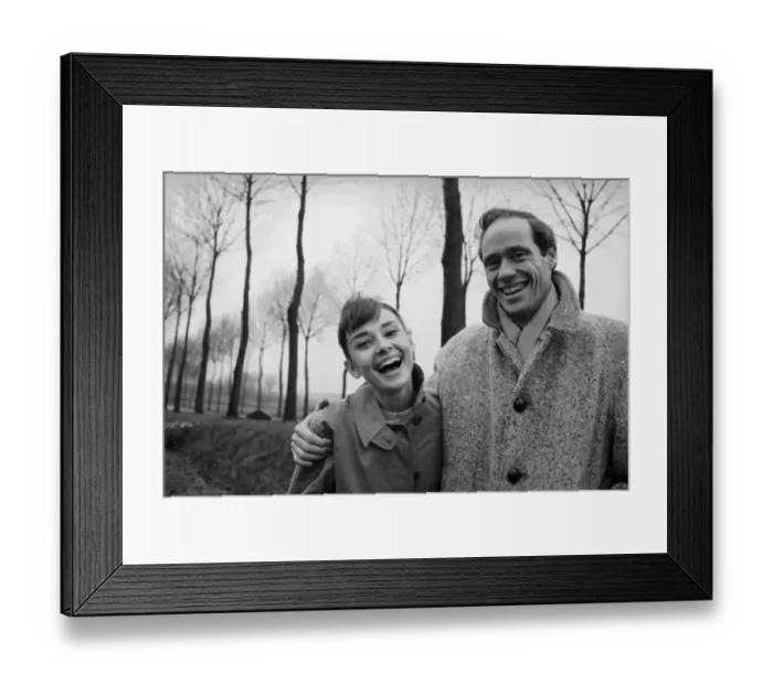 Framed Print : Hepburn And Ferrer Framed Print : Hepburn And Ferrer
