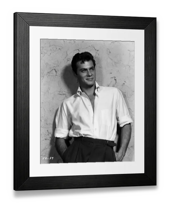 Framed Print : Tony Curtis Portrait