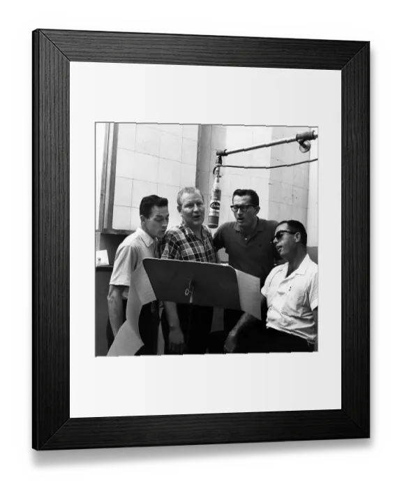 Framed Print : Four Freshmen Portrait Framed Print : Four Freshmen Portrait