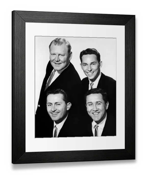 Framed Print : Four Freshmen Portrait Framed Print : Four Freshmen Portrait