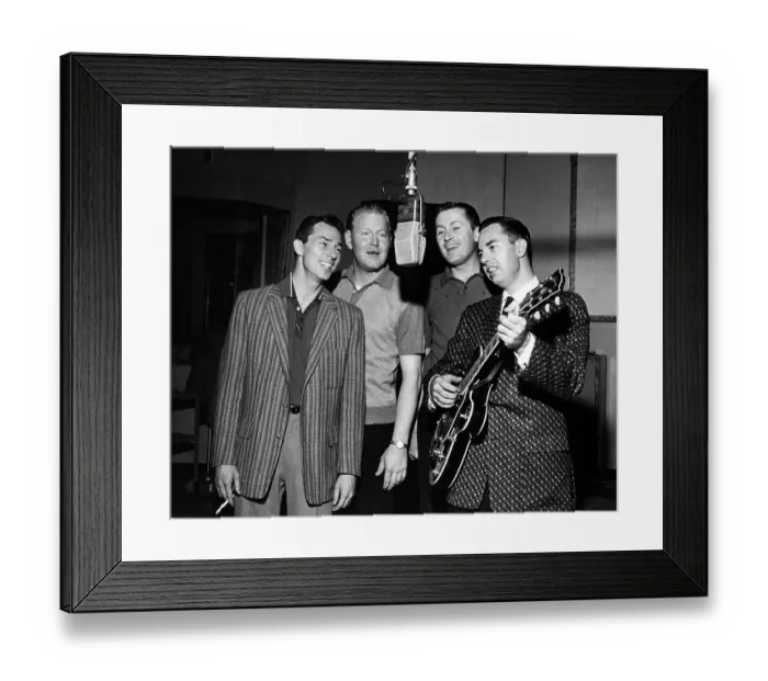 Framed Print : Four Freshmen Portrait Framed Print : Four Freshmen Portrait