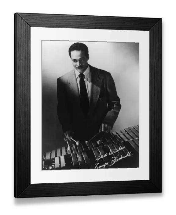 Framed Print : Bumps Blackwell Portrait Framed Print : Bumps Blackwell Portrait