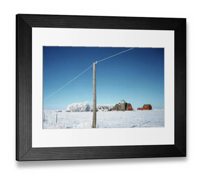 Framed Print : North Dakota scenery