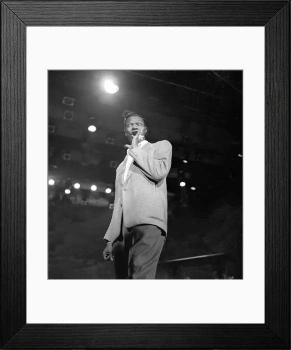 Framed Print : Nat King Cole On Ed Sullivan Framed Print : Nat King Cole On Ed Sullivan