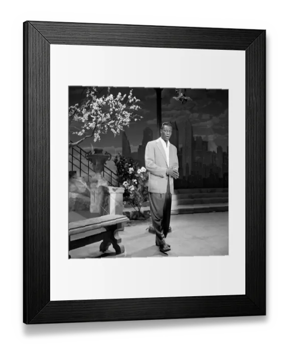 Framed Print : Nat King Cole On Ed Sullivan Framed Print : Nat King Cole On Ed Sullivan
