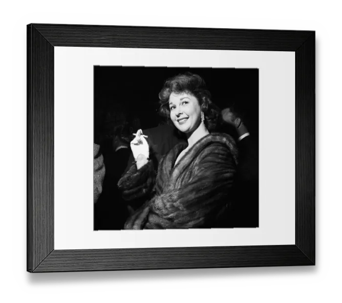 Framed Print : February 18, 1956, Hollywood, Susan Hayward Framed Print : February 18, 1956, Hollywood, Susan Hayward