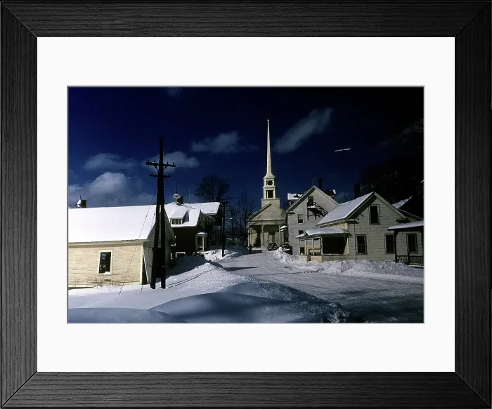 Framed Print : VERMONT VILLAGE Framed Print : VERMONT VILLAGE