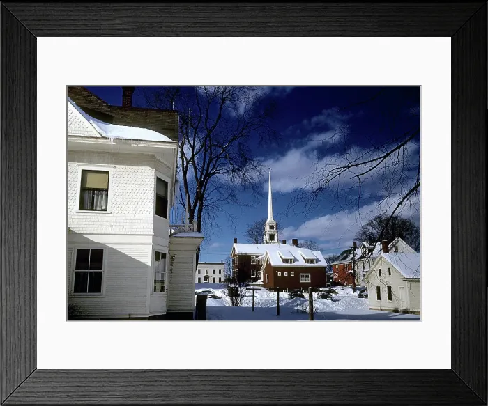 Framed Print : VERMONT VILLAGE Framed Print : VERMONT VILLAGE