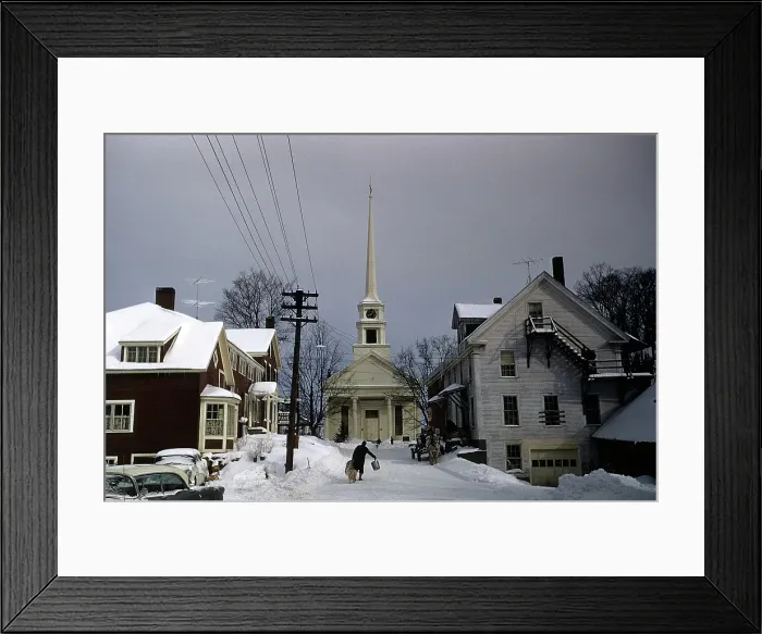 Framed Print : VERMONT VILLAGE