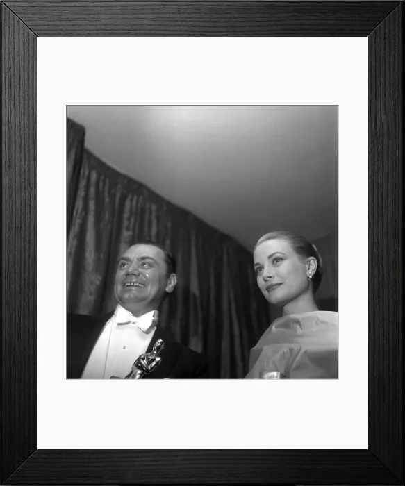 Framed Print : Ernest Borgnine And Grace Kelly Framed Print : Ernest Borgnine And Grace Kelly