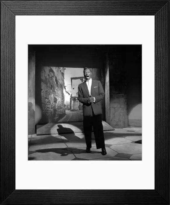 Framed Print : Nat King Cole On The Ed Sullivan Show Framed Print : Nat King Cole On The Ed Sullivan Show