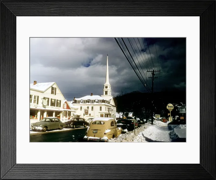 Framed Print : Winter In Vermont