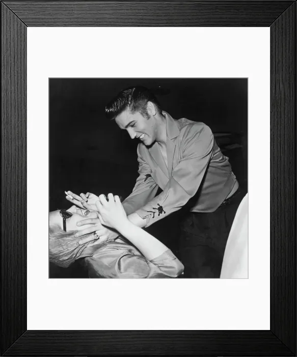 Framed Print : Vampira And Elvis Framed Print : Vampira And Elvis