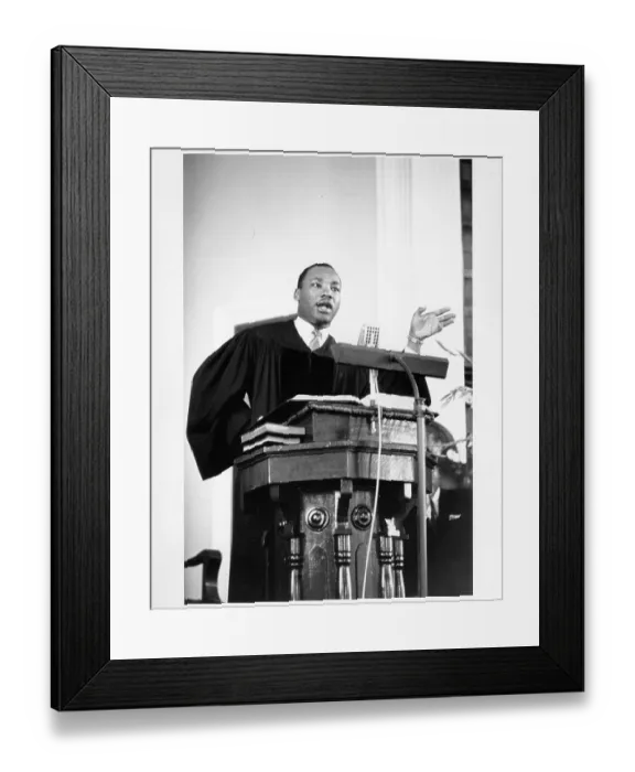 Framed Print : King Sermon Framed Print : King Sermon