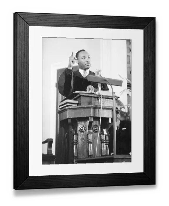 Framed Print : King Sermon Framed Print : King Sermon