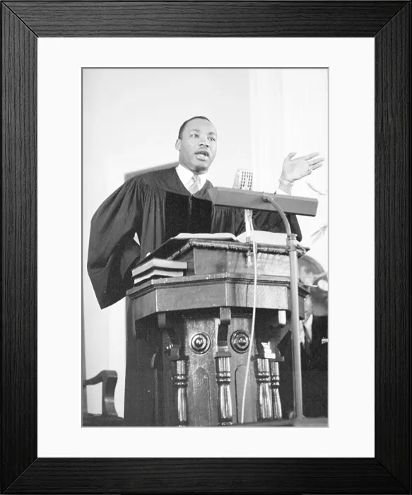 Framed Print : King Sermon Framed Print : King Sermon