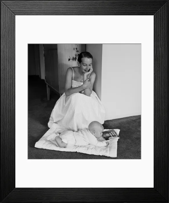 Framed Print : Taina Elg. LOS ANGELES - MAY 26, 1956: Actress Dancer Taina Elg poses at Framed Print : Taina Elg. LOS ANGELES - MAY 26, 1956: Actress Dancer Taina Elg poses at