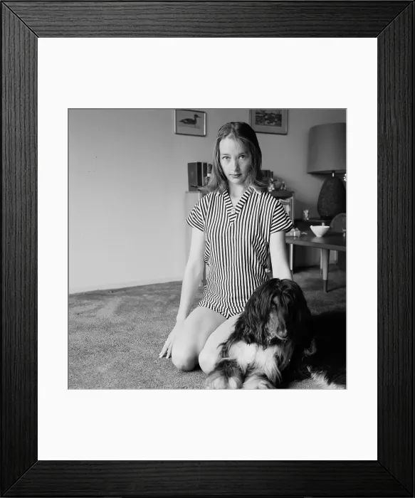 Framed Print : Taina Elg. LOS ANGELES - MAY 26, 1956: Actress Dancer Taina Elg poses at Framed Print : Taina Elg. LOS ANGELES - MAY 26, 1956: Actress Dancer Taina Elg poses at