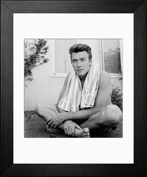 Framed Print : Clint Eastwood, American Actor & Film Director