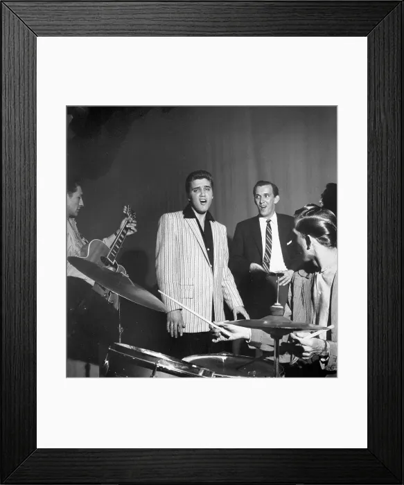 Framed Print : Elvis Presley on Milton Berle Framed Print : Elvis Presley on Milton Berle
