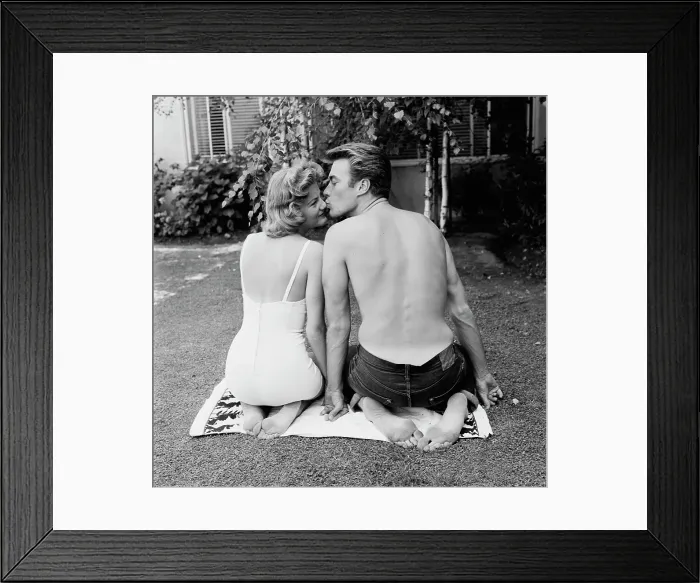 Framed Print : Maggie Johnson & Clint Eastwood Framed Print : Maggie Johnson & Clint Eastwood