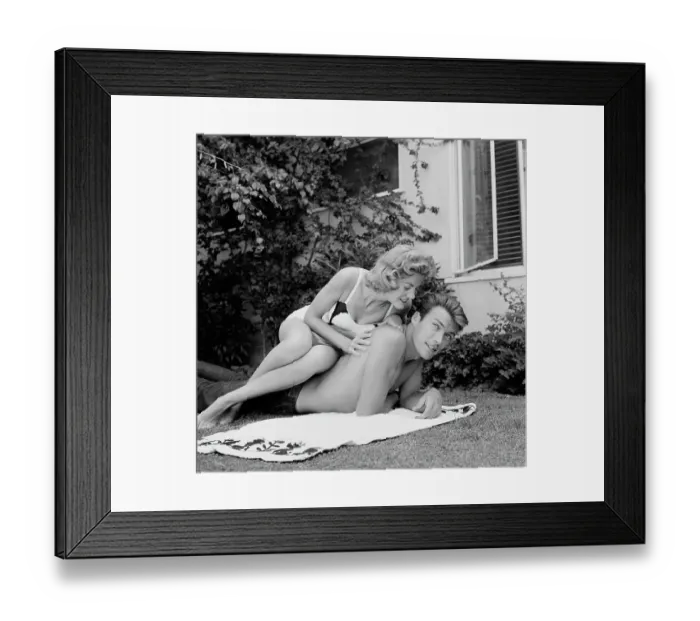 Framed Print : Maggie Johnson & Clint Eastwood Framed Print : Maggie Johnson & Clint Eastwood