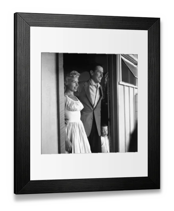 Framed Print : Johnny Carson And Joan Framed Print : Johnny Carson And Joan