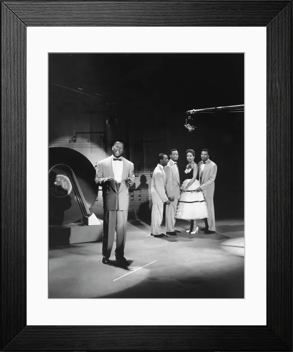 Framed Print : The Platters On Ed Sullivan Show Framed Print : The Platters On Ed Sullivan Show