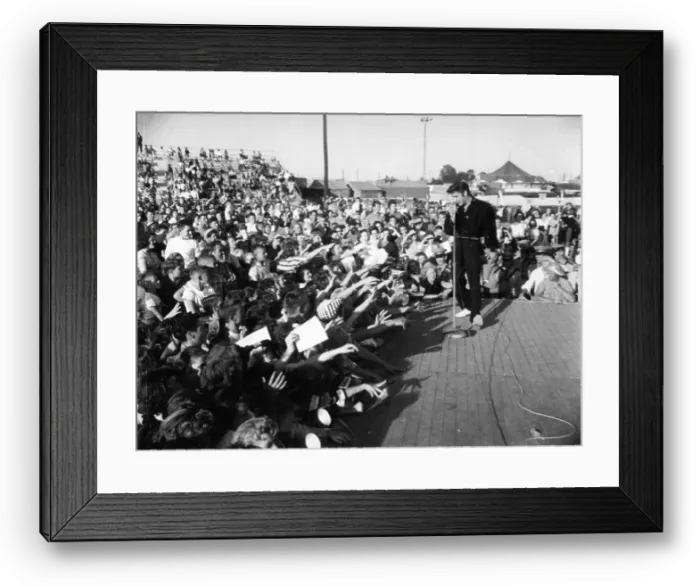 Framed Print : Elvis Presley in his Hometown Framed Print : Elvis Presley in his Hometown