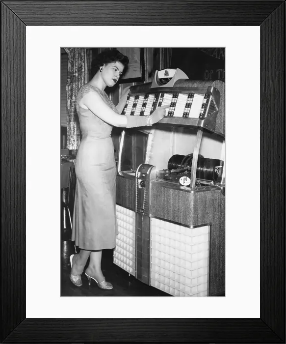 Framed Print : Patsy Cline At The Jukebox Framed Print : Patsy Cline At The Jukebox