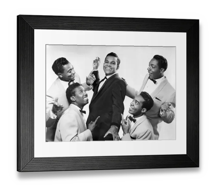 Framed Print : Billy Ward And His Dominoes Framed Print : Billy Ward And His Dominoes