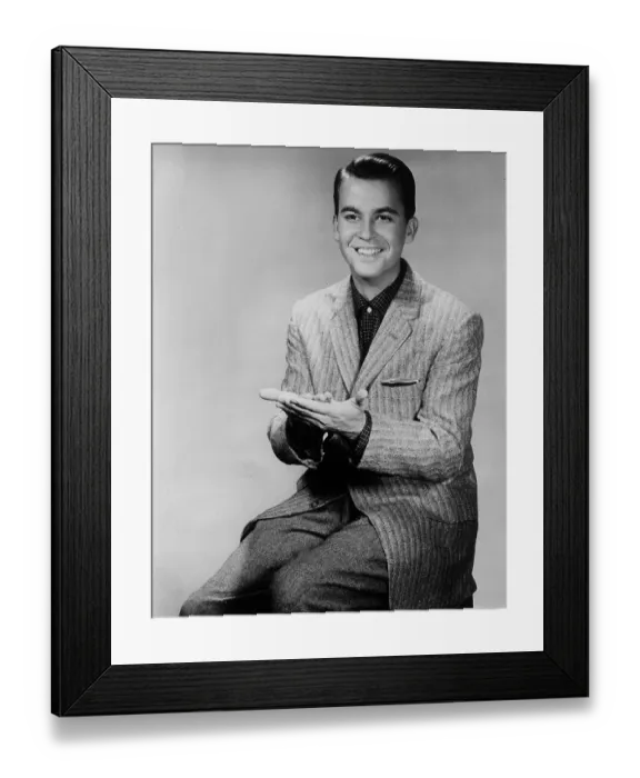 Framed Print : American Bandstand Host Portrait Framed Print : American Bandstand Host Portrait