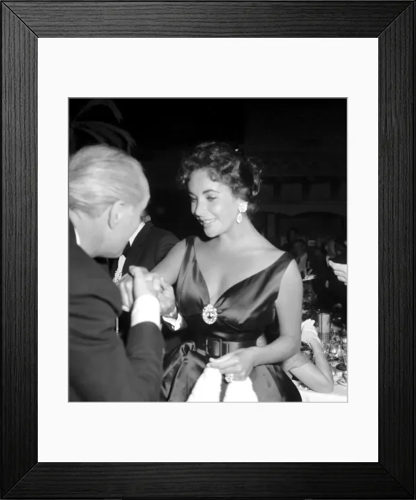 Framed Print : At The Foreign Press Dinner Framed Print : At The Foreign Press Dinner