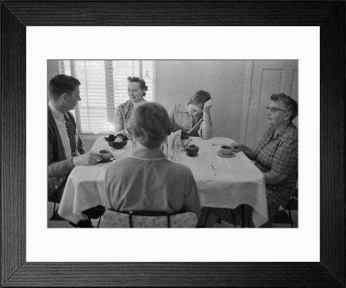 Framed Print : The Sebergs At Home Framed Print : The Sebergs At Home