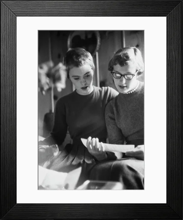 Framed Print : Jean And Mary Ann Seberg Framed Print : Jean And Mary Ann Seberg