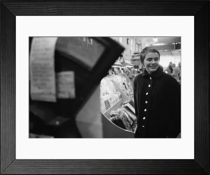 Framed Print : Seberg In Marshalltown Shop Framed Print : Seberg In Marshalltown Shop