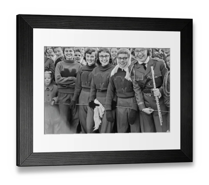 Framed Print : Seberg Fans In Marshalltown