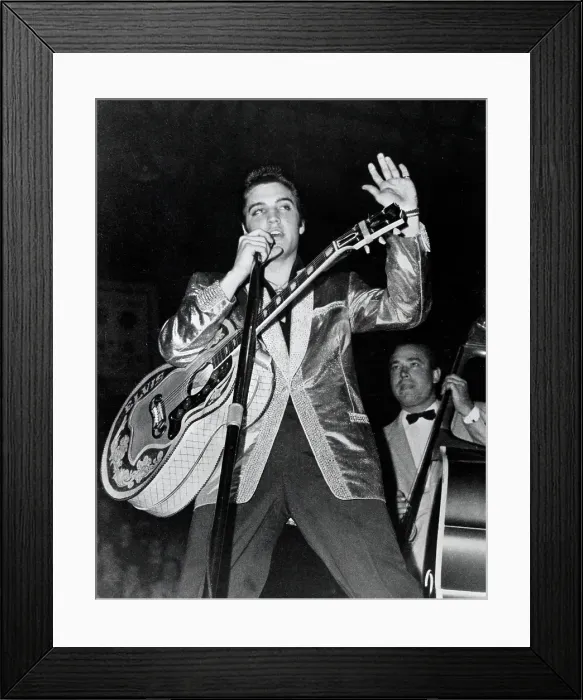 Framed Print : Rock and roll singer Elvis Presley Framed Print : Rock and roll singer Elvis Presley