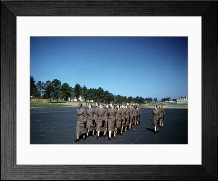 Framed Print : WOMENS ARMY CORPS AT FORT MCCLELLAN Framed Print : WOMENS ARMY CORPS AT FORT MCCLELLAN