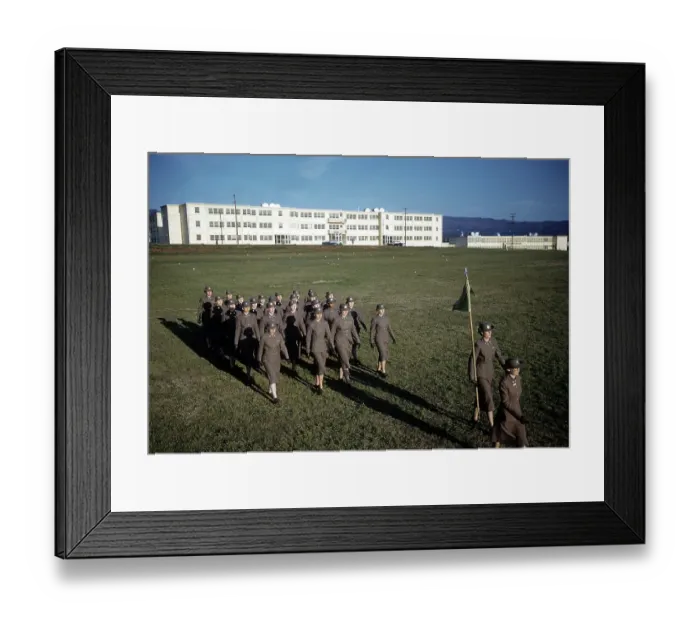 Framed Print : WOMENS ARMY CORPS AT FORT MCCLELLAN