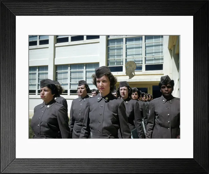 Framed Print : WOMENS ARMY CORPS AT FORT MCCLELLAN Framed Print : WOMENS ARMY CORPS AT FORT MCCLELLAN