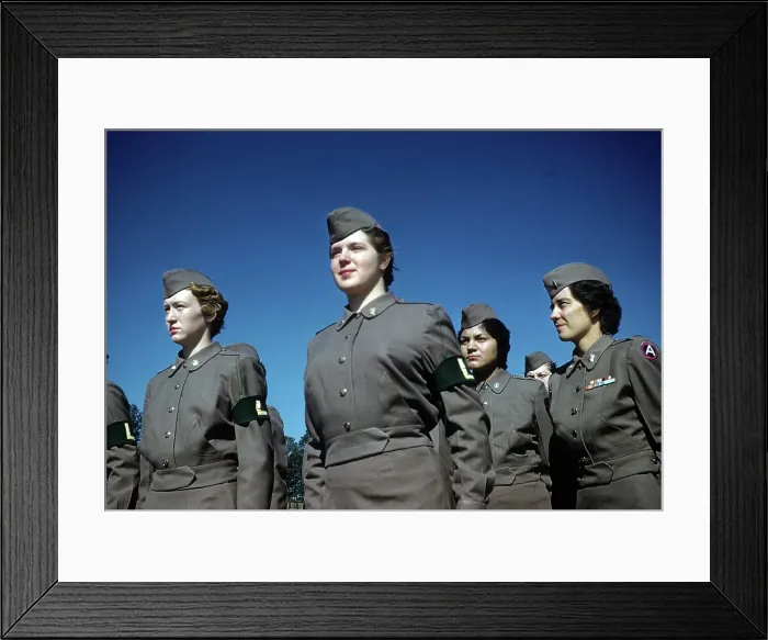 Framed Print : WOMENS ARMY CORPS AT FORT MCCLELLAN Framed Print : WOMENS ARMY CORPS AT FORT MCCLELLAN