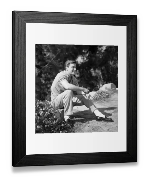 Framed Print : Robert Wagner Portrait Session Framed Print : Robert Wagner Portrait Session