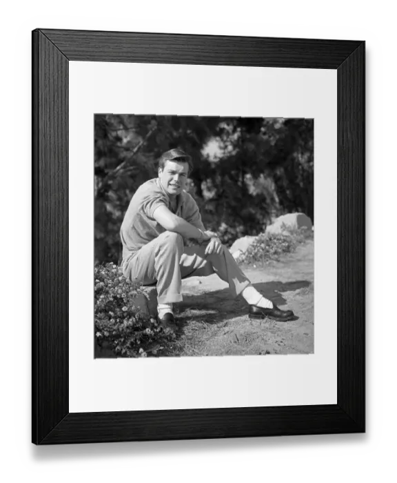 Framed Print : Robert Wagner Portrait Session Framed Print : Robert Wagner Portrait Session