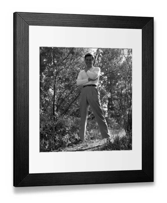 Framed Print : Robert Wagner Portrait Session Framed Print : Robert Wagner Portrait Session