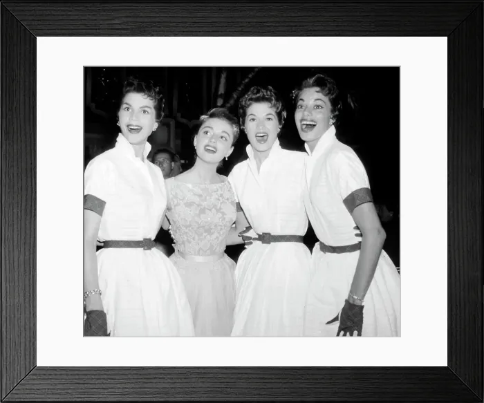 Framed Print : The McGuire Sisters Framed Print : The McGuire Sisters